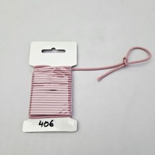 Kaf Kumaş 3 mm Yuvarlak Yumuşak Lastik Ip 5 mt | Bel Paça Don Lastiği | Aksesuar Lastiği
