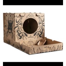 Feyza Design Organik Portatif Kedi Tuvaleti, Video ile Kolay Kurulum ve Temizlik