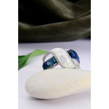 Innuendo 925 Ayar Gümüş Opal Taşlı Yüzük