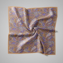 Piramit Naturel Eşarp | Etnik Şal Desen