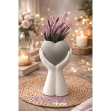 Veniv Dekoratif Pinterest Lüks Saksı + Bitki - 25 cm