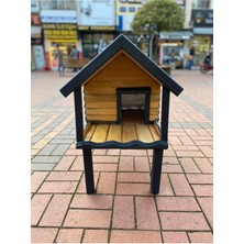 Feyza Design El Yapımı Ahşap Kedi Evi, Iç ve Dış Mekan Için Şık Tasarım