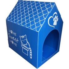 Feyza Design Sevimli ve Dayanıklı Plastik Kedi Evi, Rahat ve Güvenli Alan Sağlar