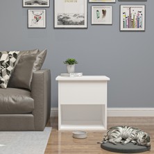 Feyza Design Yumuşak ve Şık Kedi Evi, Kedi Kafesi ve Yan Sehpa Kombinasyonu