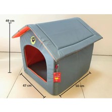 Feyza Design Büyük Boy Silinebilir Pet Evi, Dayanıklı Paraşüt Kumaş, Konforlu Kullanım