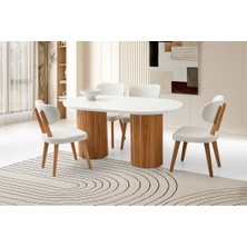 Kone Haus Modern Masa ve Sandalye Takımı MTK3417