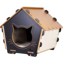 Feyza Design Konforlu ve Şirin Kedi Evi, Sıcacık Kedi Kulübesi
