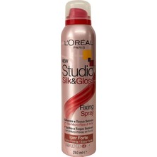 Loreal Paris Studio Line Silk & Gloss Ekstra Güçlü Tutuş ve Parlaklık Veren Saç Spreyi No.4, 250ML