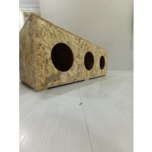 Feyza Design 3’lü Kedi Kulübesi ve Yuvası Seti, 90X36X30 Cm, Rahat ve Şık Tasarım