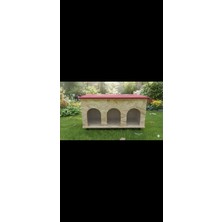 Feyza Design Dış Mekan Kedi Evi, 35×35×85 Cm, Su ve Rüzgar Geçirmez Yalıtımlı, Kurulu