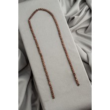 Hematit Doğal Taş Mat Kahverengi Daire Kesim 4X4MM Dizi