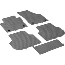 Image Seat Ateca Suv (2016 ve Sonrası) 3D Havuzlu Kauçuk Oto Paspas Gri