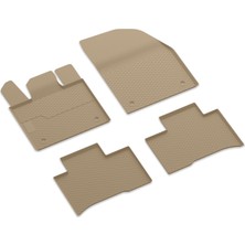 Image TOGG T10 X Suv (2023 ve Sonrası) 3D Havuzlu Kauçuk Oto Paspas Bej