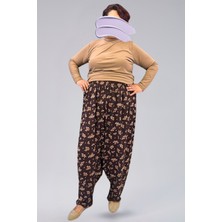 She Best Çiçek Desenli Viskon Kumaş Kadın Şalvar