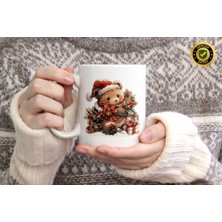 Willow Store Sevimli Ayıcık  5 Figürlü Porselen Kupa Bardak,şık ve Kaliteli Baskı,hediyelik