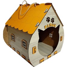 Feyza Design Şık Ahşap Kedi Evi ile Evinize Sıcaklık ve Doğallık Katın