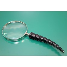 S'82 Boynuz Pirinç Büyüteç Model 3