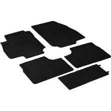 Image Opel Astra G HB / Sedan (1998 - 2009) Kauçuk Oto Paspas Siyah