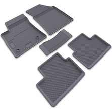 Image Renault Megane 4 Sedan (2016 - 2025) 3D Havuzlu Kauçuk Oto Paspas Gri