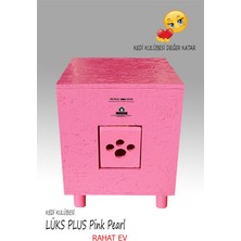 Feyza Design Yumuşak ve Şık Pembe Kedi Kulübesi, Rahat ve Şık Tasarım