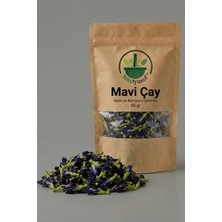ixirciyusuf Mavi Çay (Kelebek Çayı – Butterfly Pea Tea – Blue Tea – Clitoria Ternatea) Doğal Kurutulmuş 50 G