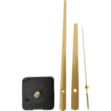 Sessiz 16MM Şaft Saat Mekanizması, 3D Uyumlu, Gold Renk