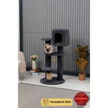 Feyza Design Çok Katlı Yıkanabilir Kedi Tırmalama ve Oyun Evi, Eğlence ve Konfor Sunar