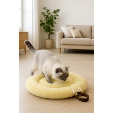 Feyza Design Yumuşak ve Rahat Pofidik Evcil Hayvan Yatak, Konforlu Uyku Alanı