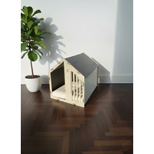 Feyza Design Modern Ahşap Kedi ve Küçük Köpek Evi, Şık ve Rahat Tasarım