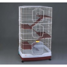 Feyza Design Çok Katlı Kedi ve Tavşan Kafesi, Güvenle ve Konforla Kullanım