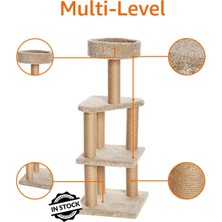 Feyza Design Çok Katlı Kedi Tırmalama Platformu, Güvenli ve Eğlenceli Tasarım