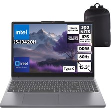 Lenovo Ideapad Slim 3 I5-13420H 16-Gbddr5 1 Tbssd Intel UHD Graphics 15.3" Wuxga Freedos + Zg Sırt Çantası 83K1004ETRZG2