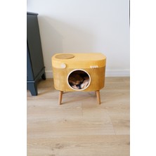 Feyza Design Dekoratif Kedi Evi, Fotoğraf Makinesi Tasarımı, Şık ve Rahat Kedi Yuvası