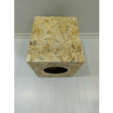 Feyza Design Su Geçirmez Kedi Kulübesi 30X33X36 cm Iç-Dış Mekan Kullanımı
