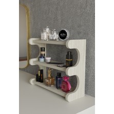 Alpa Ev Mobilya 3 Katlı Tezgah Üstü Banyo ve Makyaj Organizeri | Çok Amaçlı Kozmetik Düzenleyici Stand, Masaüstü Raf