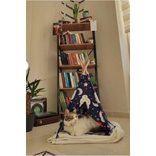 Feyza Design Kedi ve Küçük Köpekler Için Konforlu Iç Mekân Yuvası 40X40X60 cm