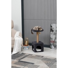Feyza Design Yıkanabilir Kedi Tırmalama ve Oyun Evi, Renkli, Rahat ve Eğlenceli