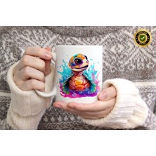 Willow Store Sevimli Kaplumbağa 16 Figürlü Porselen Kupa Bardak,yüksek Kalite,hediyelik