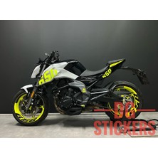 Motiker Cfmoto 650NK Neon Sticker Etiket Tasarım Modeli