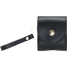 Sinerjim Apple AirPods 2.nesil Uyumlu Deri Kılıf Mai Snap RST1 Siyah