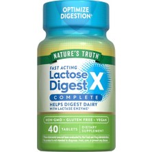 Nature's Truth Lactose Digest Complete 40 Tablet │ Helps Digest Dairy