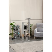 Feyza Design Yıkanabilir Kedi Tırmalama ve Oyun Evi, Rahat ve Eğlenceli Mekan