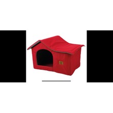 Feyza Design Yumuşak ve Su Geçirmez Kedi Evi, Tüy Tutmaz Kumaş, Konforlu Yatak Zemin