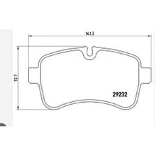 Ölmez Oto Yedek Parça Dısk Balata Iveco Daıly Iıı 2006-- Arka GDB1748
