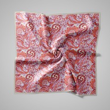 Piramit Naturel Eşarp | Etnik Şal Desen