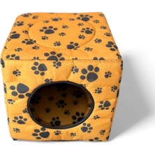 Feyza Design Renkli Çok Fonksiyonlu Kedi Yatağı, Rahat ve Şık Tasarım