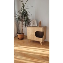 Feyza Design Rahat ve Şık Kedi ve Köpek Evi, Dış Mekan Kullanımı Için Ideal Kulübe