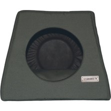 Feyza Design Yeşil Çok Fonksiyonlu Katlanabilir Kedi Yatağı ve Mağara Seti