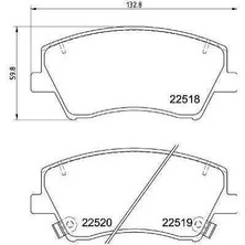 Ölmez Oto Yedek Parça Dısk Balata Hyundaı Elentra On 2017- GDB2203