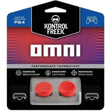Cosmostech Kontrolfreek Omni Performans Analog Başlık Seti – Ps4 & Ps5 Uyumlu (2 Adet Low-Rise Concave – Turuncu)